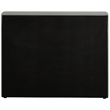 Bowery Hill Contemporary Grey Linen Textured Fabric Twin Bed