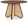 Bowery Hill Modern / Contemporary Solid Wood Walnut Brown Dining Table