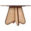 Bowery Hill Modern / Contemporary Solid Wood Walnut Brown Dining Table
