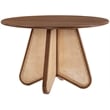 Bowery Hill Modern / Contemporary Solid Wood Walnut Brown Dining Table