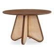 Bowery Hill Modern / Contemporary Solid Wood Walnut Brown Dining Table