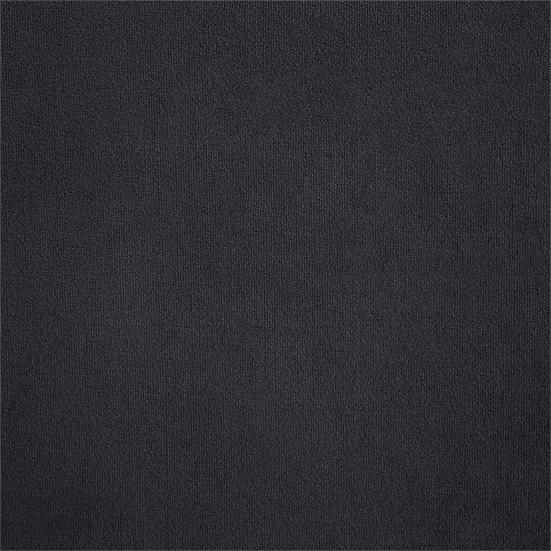 Bowery Hill Contemporary Soft Black Durable Velvet Corner Chair