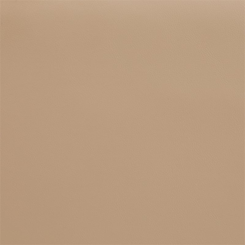 Bowery Hill Contemporary Soft Tan Vegan Leather Armless Chair