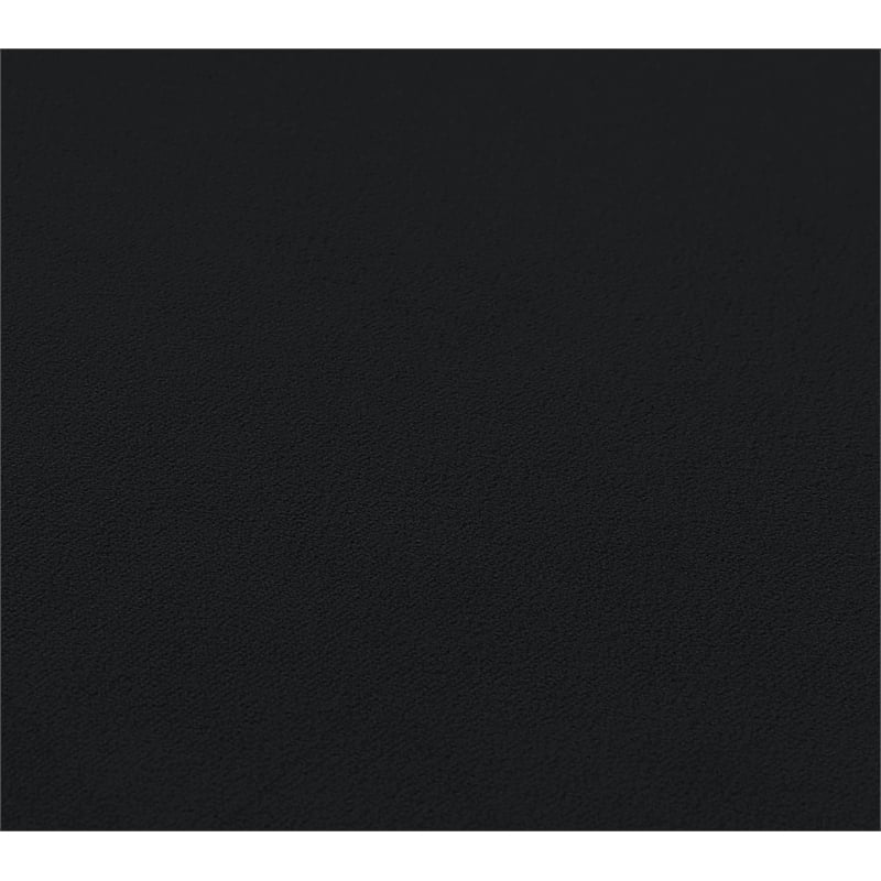 Bowery Hill Contemporary Solid Wood Frame Rich Black Velvet Sofa