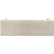 Bowery Hill Contemporary Solid Wood Frame Rich Cream Velvet Sofa