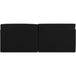 Bowery Hill Contemporary Soft Plush Black Fabric Modular Sofa