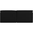 Bowery Hill Contemporary Soft Plush Black Fabric Modular Sofa