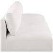 Bowery Hill Contemporary Soft Plush Cream Fabric Modular Sofa