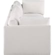 Bowery Hill Contemporary Soft Plush Cream Fabric Modular Sofa