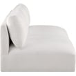 Bowery Hill Contemporary Soft Plush Cream Fabric Modular Sofa