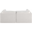 Bowery Hill Contemporary Soft Plush Cream Fabric Modular Sofa
