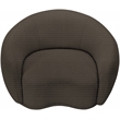 Bowery Hill Contemporary Rich Brown Boucle Durable Fabric Chair