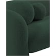 Bowery Hill Contemporary Rich Green Boucle Durable Fabric Chair