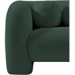 Bowery Hill Contemporary Rich Green Boucle Durable Fabric Chair