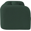 Bowery Hill Contemporary Rich Green Boucle Durable Fabric Sofa