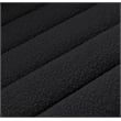 Bowery Hill Contemporary Deep Channel Tufted Rich Black Boucle Fabric Chair