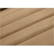 Bowery Hill Contemporary Deep Channel Tufted Soft Camel Velvet Fabric Sofa