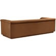 Bowery Hill Contemporary Deep Channel Tufted Soft Saddle Velvet Fabric Sofa
