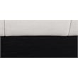 Bowery Hill Contemporary Beige Linen Textured Fabric Full Bed