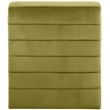 Bowery Hill Contemporary Deep Channel Tufted Rich Olive Velvet Accent Chair