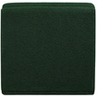 Bowery Hill Contemporary Rich Green Boucle Durable Fabric Armless