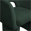Bowery Hill Contemporary Green Boucle Fabric Dining Chair / Accent Chair