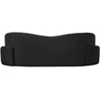 Bowery Hill Contemporary Rich Black Boucle Durable Fabric Sofa