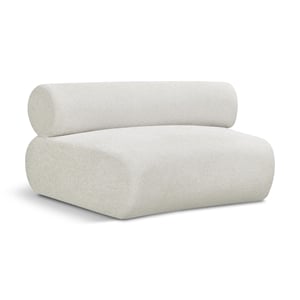 Bowery Hill Contemporary Green Chenille Fabric Modular Chair