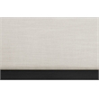 Bowery Hill Contemporary Beige Linen Textured Fabric Twin Bed