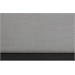 Bowery Hill Contemporary Grey Linen Textured Fabric Twin Bed