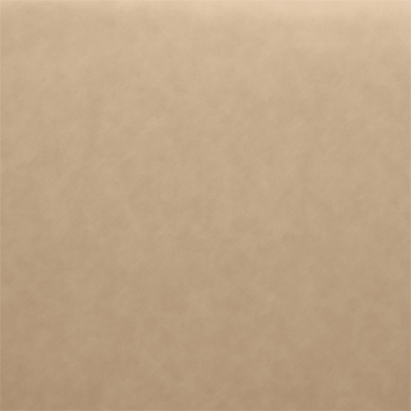 Bowery Hill Contemporary Soft Tan Vegan Leather Armless Chair