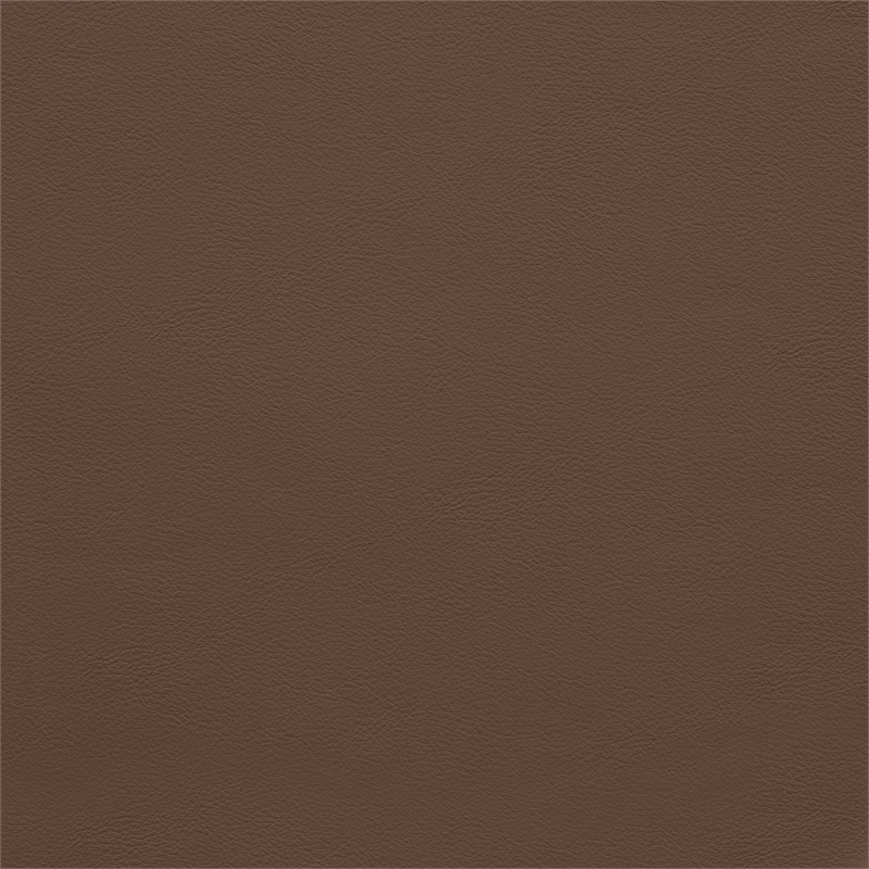 Bowery Hill Contemporary Soft Brown Vegan Leather Curved Corner