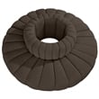 Bowery Hill Contemporary Brown Boucle Fabric Modular Sectional