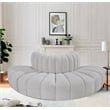 Bowery Hill Contemporary Grey Boucle Fabric Modular Sectional