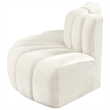 Bowery Hill Contemporary Soft Cream Velvet Modular Sectional