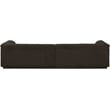 Bowery Hill Contemporary Rich Brown Boucle Fabric Modular Sofa