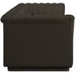 Bowery Hill Contemporary Rich Brown Boucle Fabric Modular Sofa