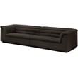 Bowery Hill Contemporary Rich Brown Boucle Fabric Modular Sofa