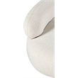 Bowery Hill Contemporary Rich Cream Boucle Durable Fabric Chair