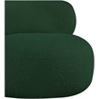 Bowery Hill Contemporary Rich Green Boucle Durable Fabric Chair