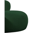 Bowery Hill Contemporary Rich Green Boucle Durable Fabric Chair