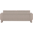 Bowery Hill Contemporary Rich Beige Chenille Durable Fabric Sofa