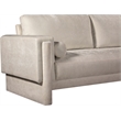 Bowery Hill Contemporary Rich Beige Chenille Durable Fabric Sofa