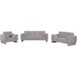Bowery Hill Contemporary Rich Grey Chenille Durable Fabric Sofa