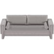 Bowery Hill Contemporary Rich Grey Chenille Durable Fabric Sofa