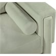 Bowery Hill Contemporary Rich Mint Chenille Durable Fabric Chair