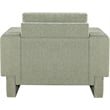 Bowery Hill Contemporary Rich Mint Chenille Durable Fabric Chair