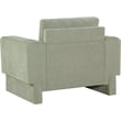 Bowery Hill Contemporary Rich Mint Chenille Durable Fabric Chair