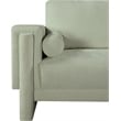 Bowery Hill Contemporary Rich Mint Chenille Durable Fabric Chair