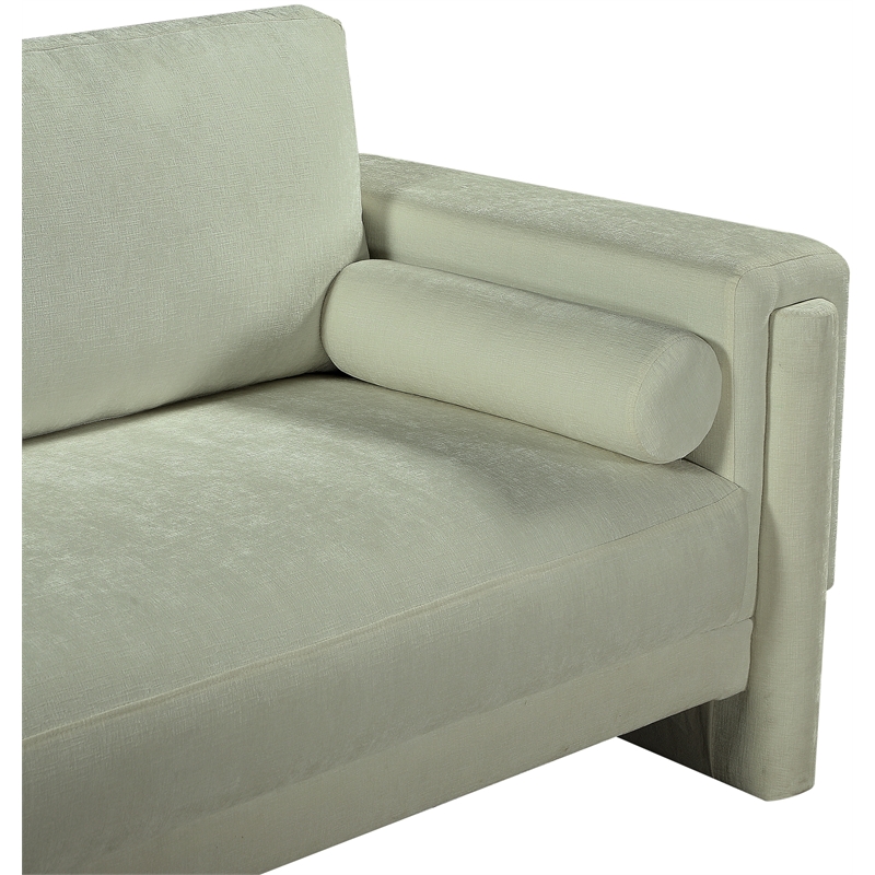 Bowery Hill Contemporary Rich Mint Chenille Durable Fabric Chair